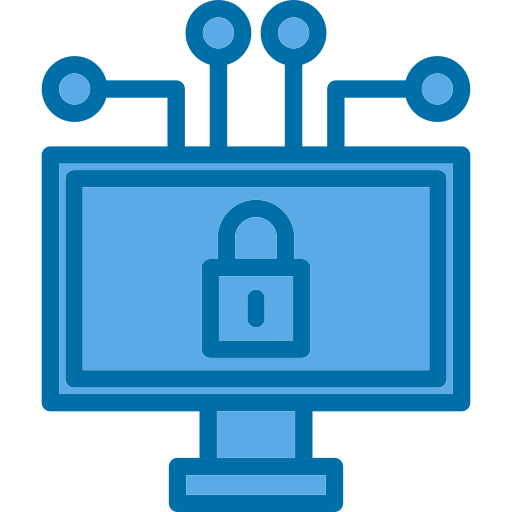 Encryption Generic Blue icon