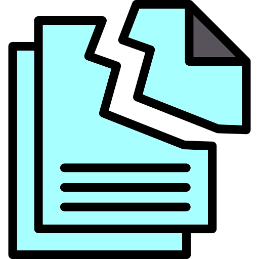 Data loss Generic Outline Color icon