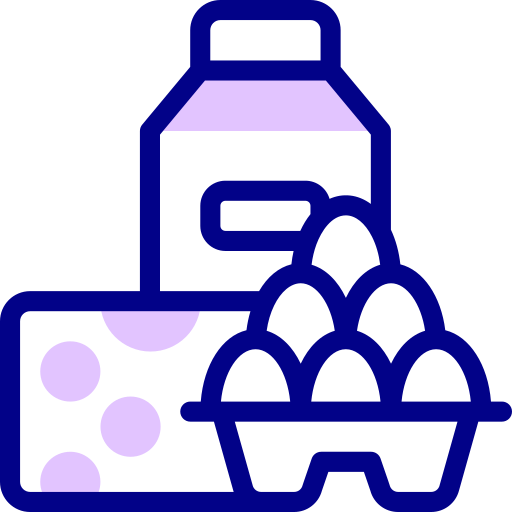 食べ物 Detailed Mixed Lineal color icon