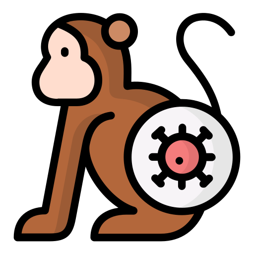猿 Generic Outline Color icon