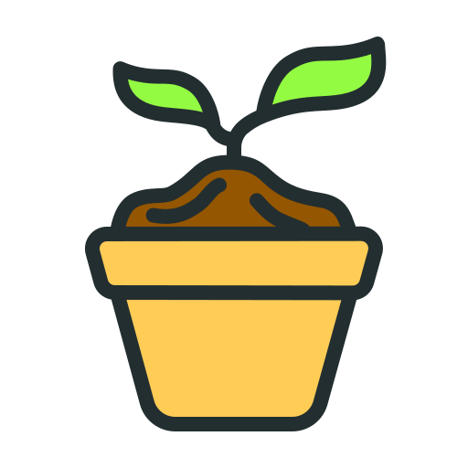 식물 냄비 Generic Outline Color icon