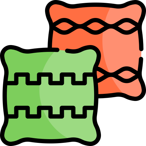 Подушка Kawaii Lineal color иконка