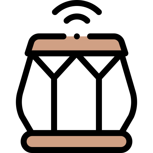 タブラ Detailed Rounded Lineal color icon