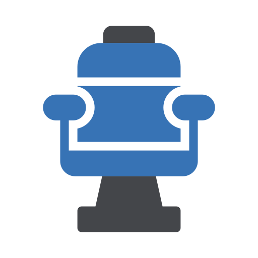 frisörstuhl Generic Blue icon
