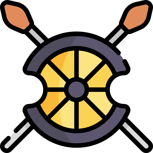 щит Kawaii Lineal color иконка