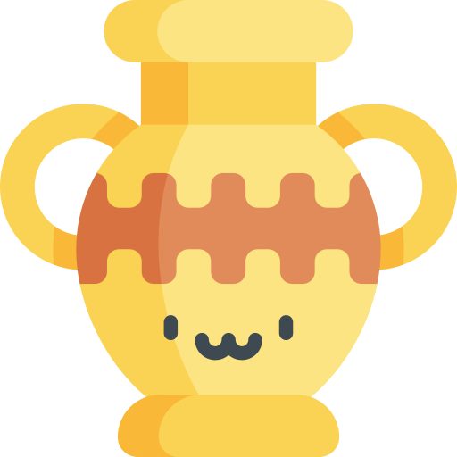 amphora Kawaii Flat icon