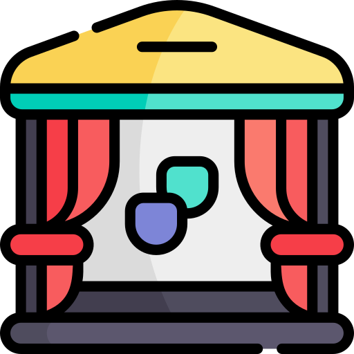 theater Kawaii Lineal color icon