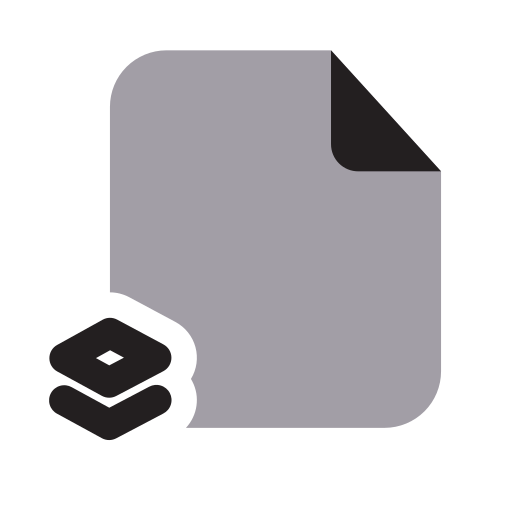 データベースファイル Generic Grey icon