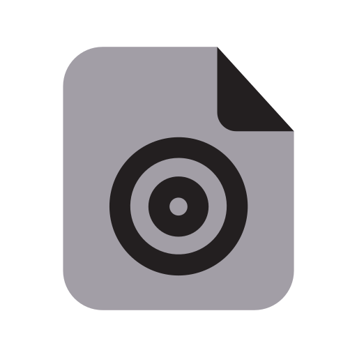 Disk storage Generic Grey icon