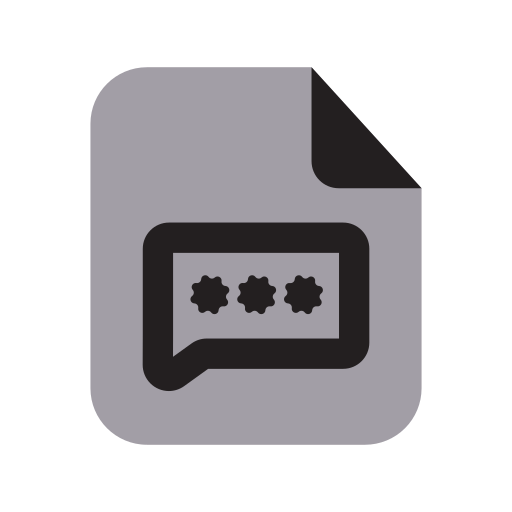 Password entry Generic Grey icon