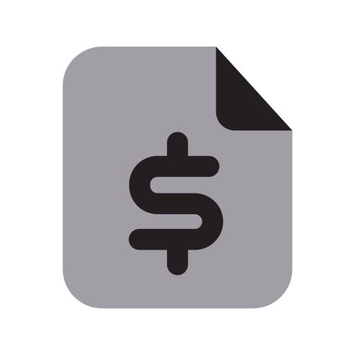 baza danych finansowych Generic Grey ikona