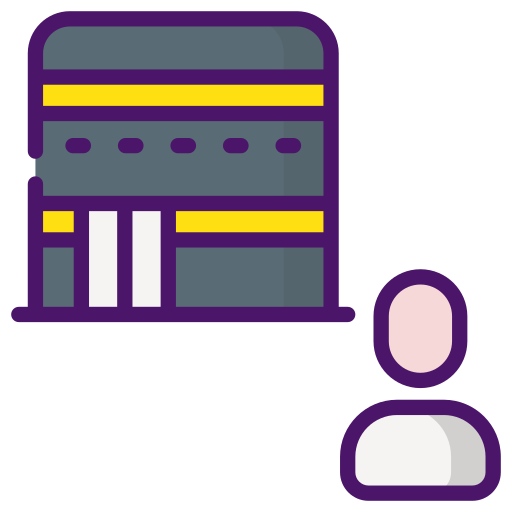 hajj Generic Outline Color icon