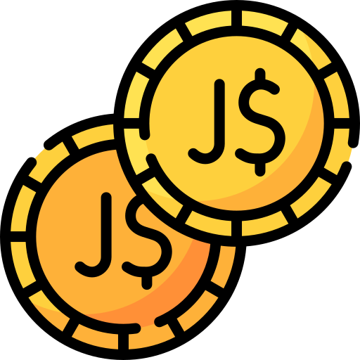 Jamaican Dollar Special Lineal color icon