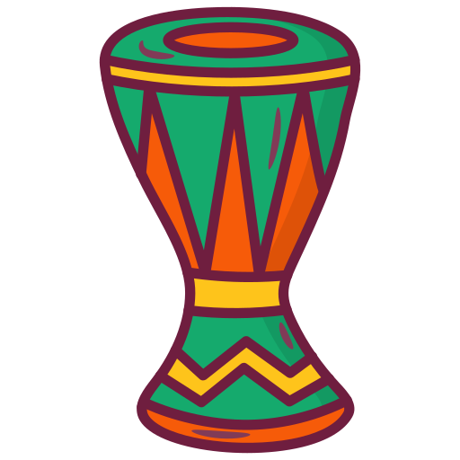 Drum Generic Hand Drawn Color icon
