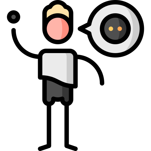 스쿼시 Puppet Characters Lineal Color icon
