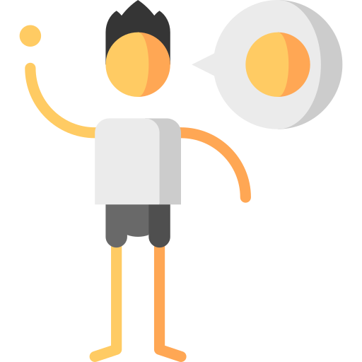 Ping Pong Puppet Characters Flat icon