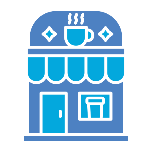 cafetería Generic Blue icono