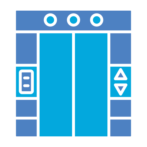 ascensor Generic Blue icono