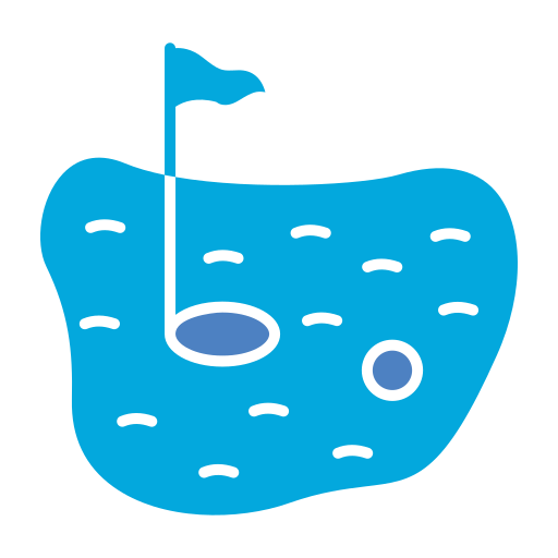 golfe Generic Blue Ícone