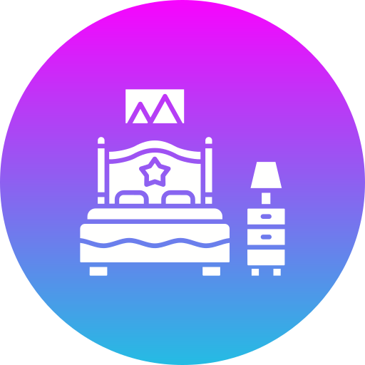 Bedroom Generic Flat Gradient icon