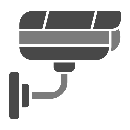 cámara de cctv Generic Grey icono