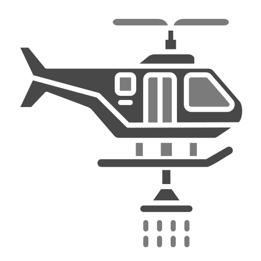 hélicoptère Generic Grey Icône