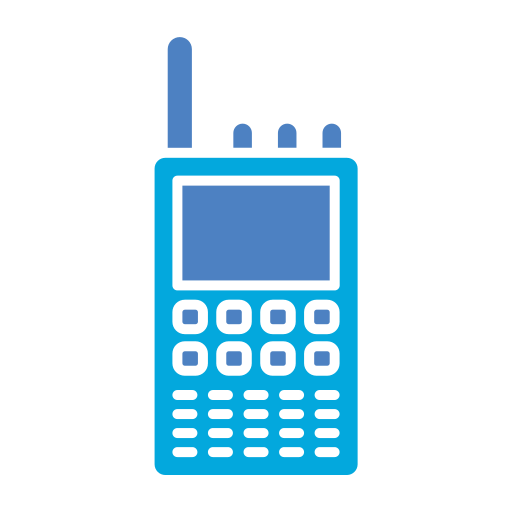 walkie-talkie Generic Blue icono