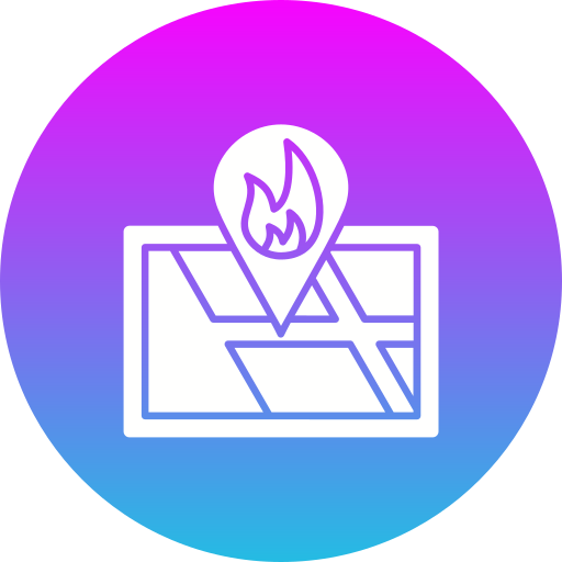 화재 위치 Generic Flat Gradient icon