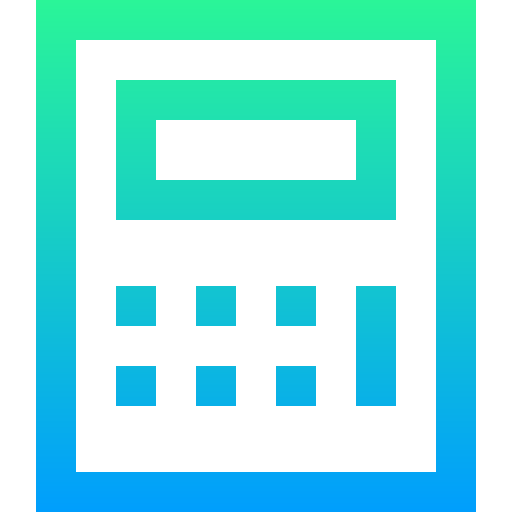 calculadora Super Basic Straight Gradient icono