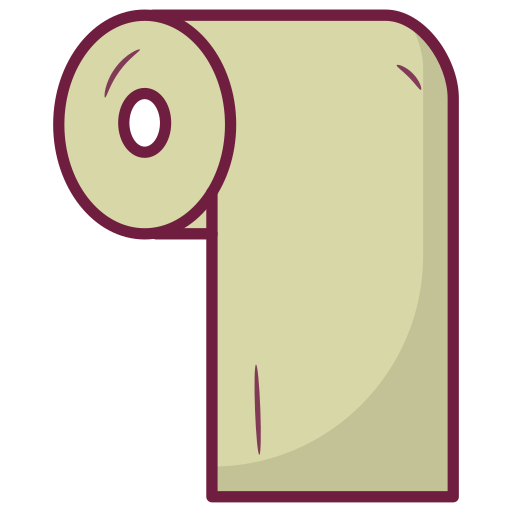 Toilet paper Generic Hand Drawn Color icon
