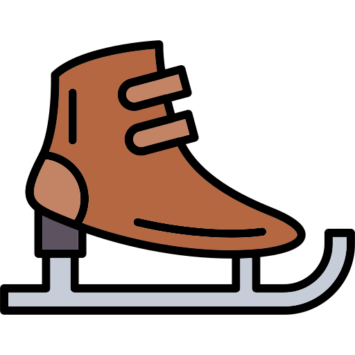 patines de hielo Generic Outline Color icono