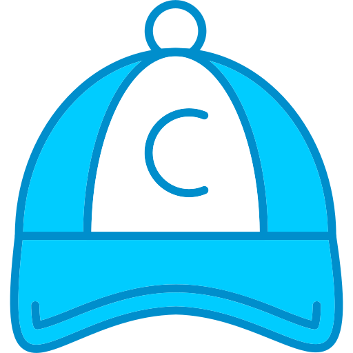 casquette de baseball Generic Blue Icône