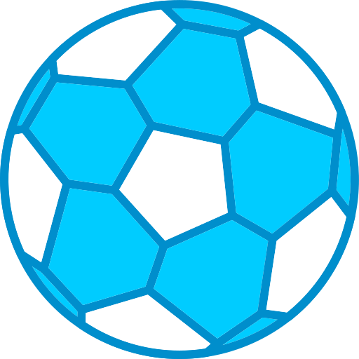 サッカー Generic Blue icon
