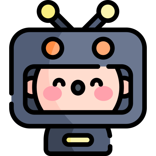 Robot Kawaii Lineal color icon