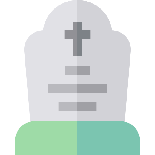 lápida sepulcral Basic Straight Flat icono