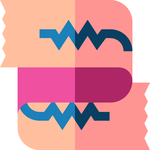 Cardiogram Basic Straight Flat icon
