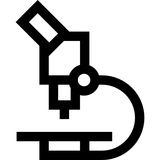 현미경 Basic Straight Lineal icon