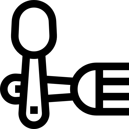 숟가락과 포크 Basic Straight Lineal icon