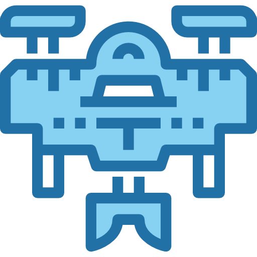 drone Accurate Blue Icône