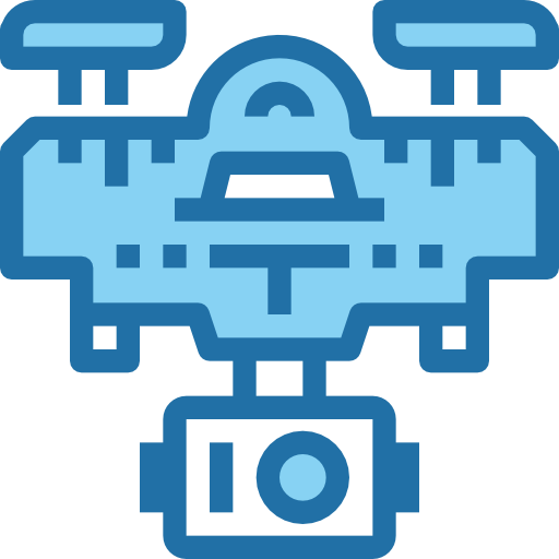drone Accurate Blue Icône