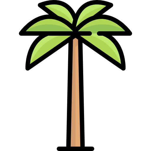 palmera Special Lineal color icono