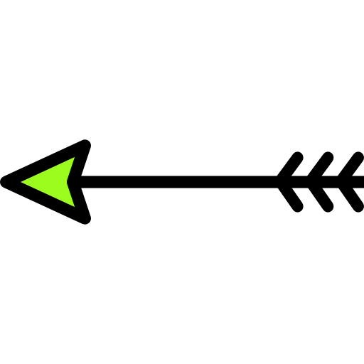 flecha izquierda Darius Dan Lineal Color icono