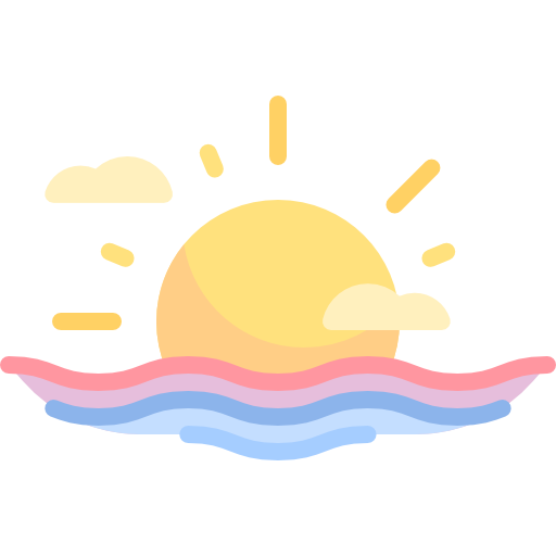 puesta de sol Special Flat icono
