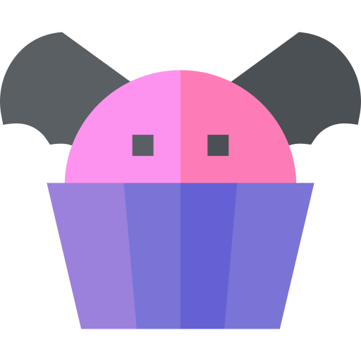 cupcake Basic Straight Flat icoon