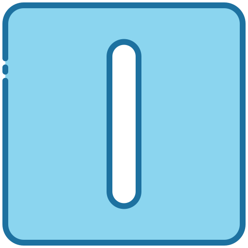 linie trocken Generic Blue icon