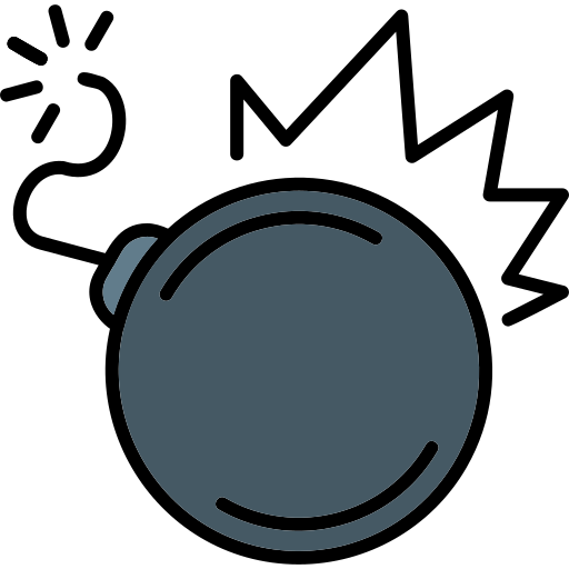 bombe Generic Outline Color icon