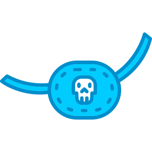 Pirate patch Generic Blue icon