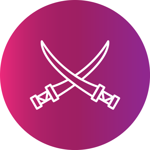 Swords Generic Flat Gradient icon