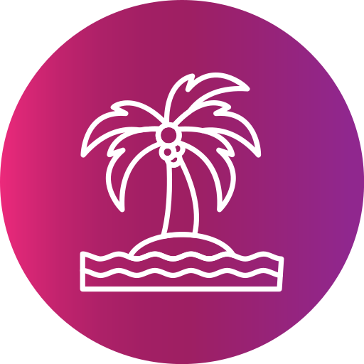 Island Generic Flat Gradient icon