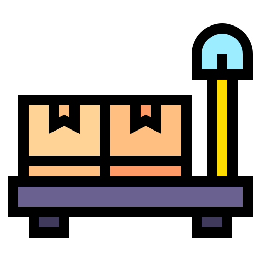 Weight Scale Generic Outline Color icon